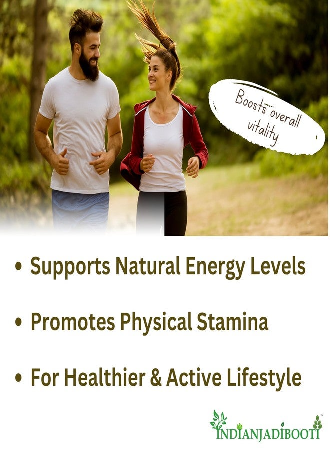 IndianJadiBooti 7-in-1 Vitality Combo (350g) - Ashwagandha, Safed Musli, Akarkara, Kaunch Beej, Shatavari, Gokhru & Vidarikand | 100% Pure Ayurvedic Herbs for Strength, Performance Stamina & Immunity - Image 4